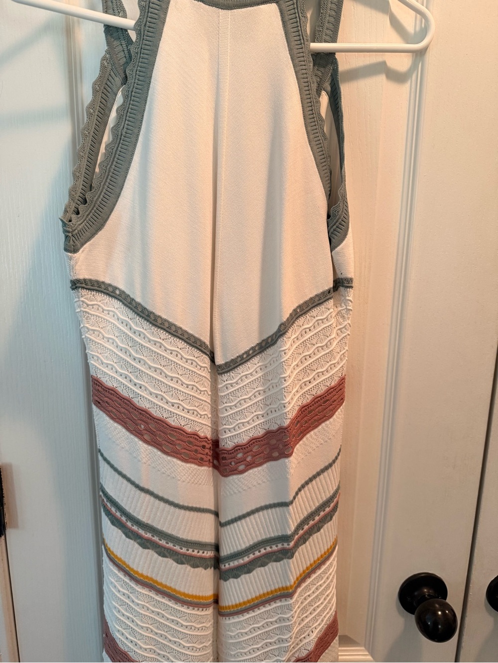 Alexis Allia Striped Knit Midi Dress Sz M - Picture 8 of 8